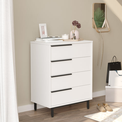 Komoda Vesanto 95x75x45 cm 4 szuflady [en.casa]