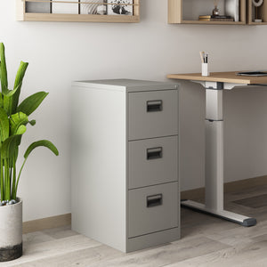 Komoda z szufladami Rääkkylä 103x45x62cm stal [en.casa] - premiumXL