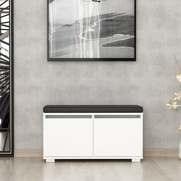 Ławka na buty Brande z 4 schowkami 42x80x35cm w różnych kolorach. kolory [en.casa]