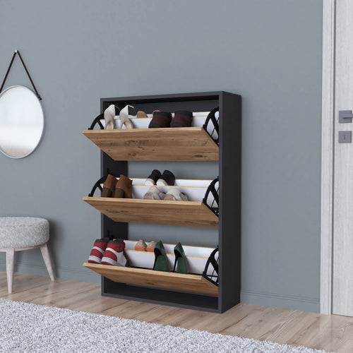 Szafka na buty Aurskog 110x73,5x24cm różne kolory [en.casa] - premiumXL