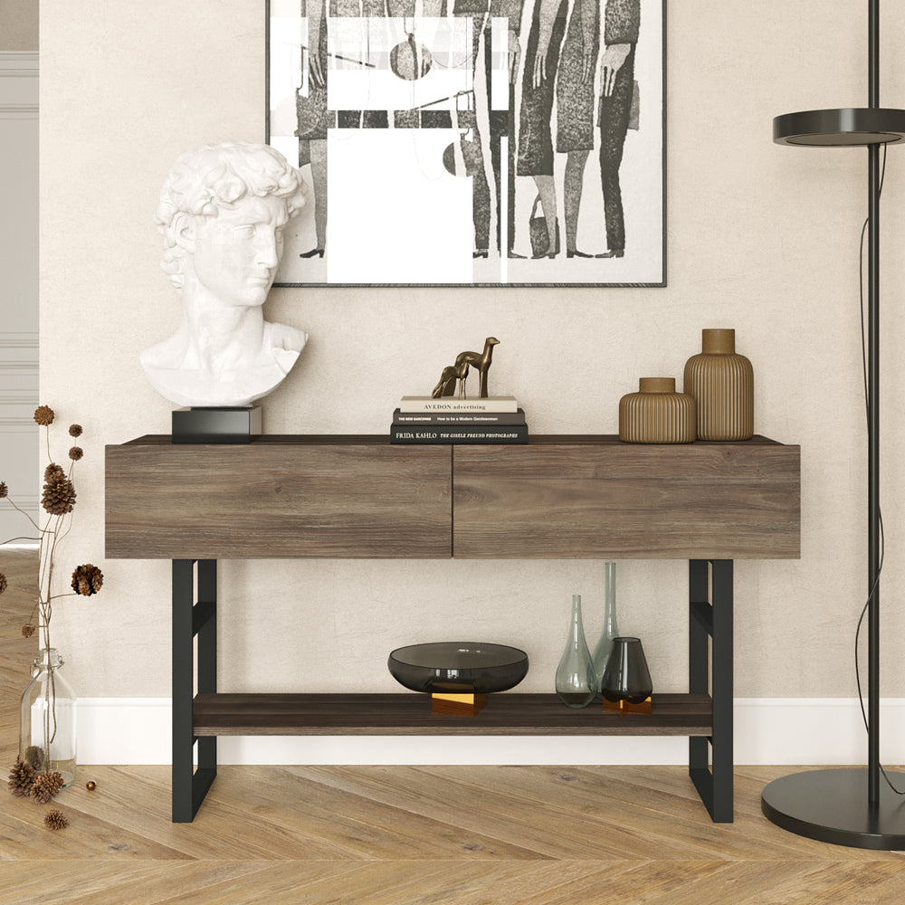 Konsola Lappeenranta 139x43x76cm w różnych kolorach [en.casa] - premiumXL