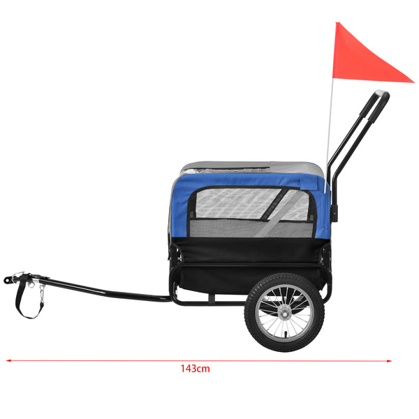Przyczepka rowerowa Max. 20 kg do transportu psa Odporna na warunki atmosferyczne pro.tec