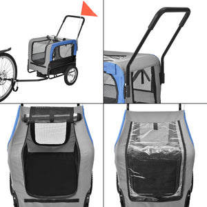 Przyczepka rowerowa Max. 20 kg do transportu psa Odporna na warunki atmosferyczne pro.tec