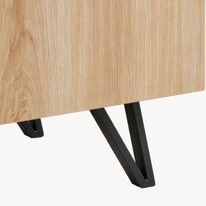 Burled sideboard [en.casa]