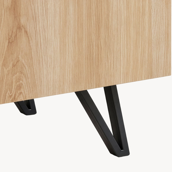 Burled sideboard [en.casa]