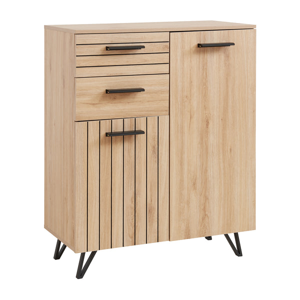 Burled sideboard [en.casa]