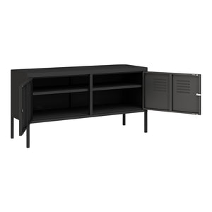 Sideboard Pyhtää 118x40x60cm stal [en.casa]
