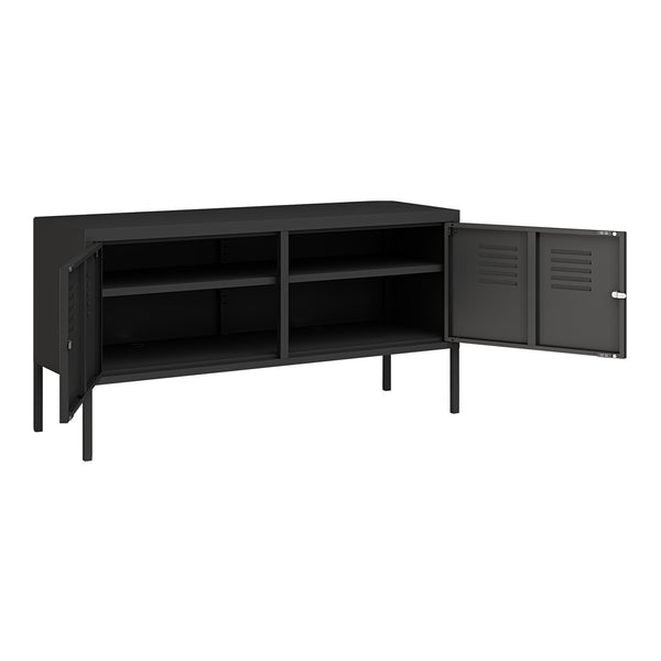 Sideboard Pyhtää 118x40x60cm stal [en.casa]