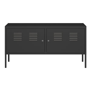 Sideboard Pyhtää 118x40x60cm stal [en.casa]