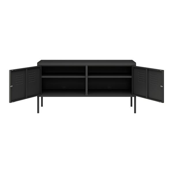 Sideboard Pyhtää 118x40x60cm stal [en.casa]