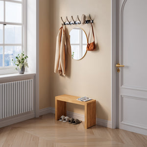 Ławka na buty Korjad 90x33x43 cm bambus [en.casa]