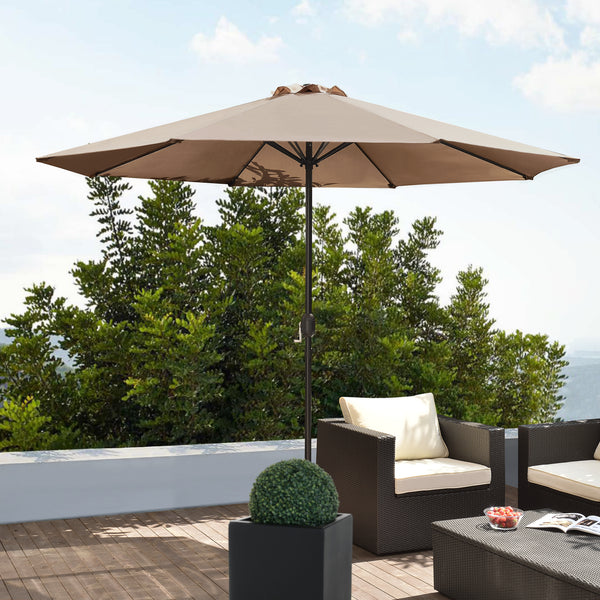 Parasol ogrodowy z regulowanym stojakiem