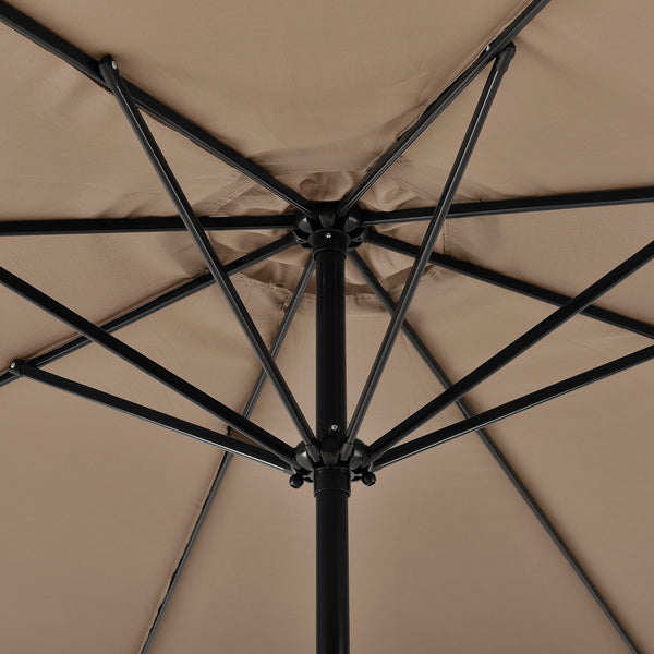 Parasol ogrodowy z regulowanym stojakiem