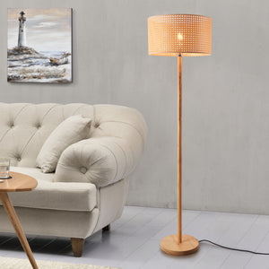 Lampa stojąca Rochdale E27 żółtobrązowa [lux.pro] - premiumXL