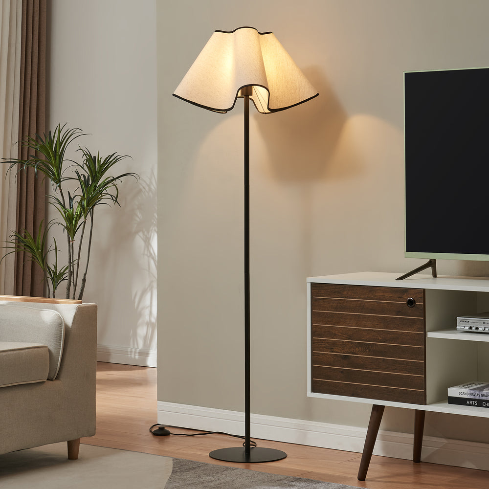 Lampa stojąca Ashton 153cm czarna/biała [lux.pro] - premiumXL