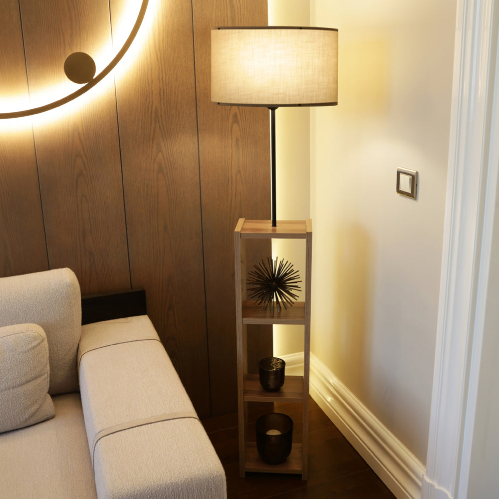 Lampa stojąca Redditch beżowa [lux.pro] - premiumXL