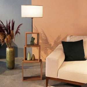 Lampa stojąca Mansfield z półkami [lux.pro] - premiumXL