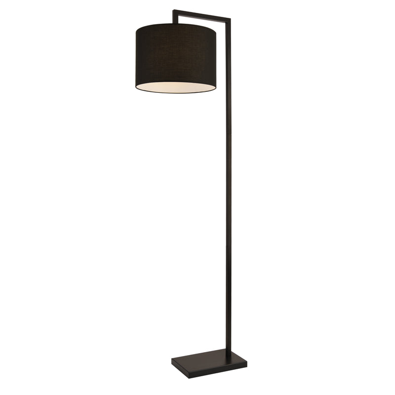 Szkic wymiarowy Lampa podłogowa Düsseldorf 161 cm E27 Max. 60W Czarny lux.pro