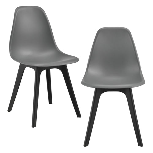 Zestaw 2 krzeseł Brevik 83x54x48 cm w różnych kolorach en.casa - premiumXL