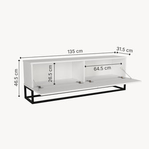 TV lowboard Nolven [en.casa]
