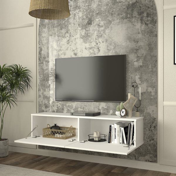 Wisząca szafka pod telewizor Verpsboga [en.casa]