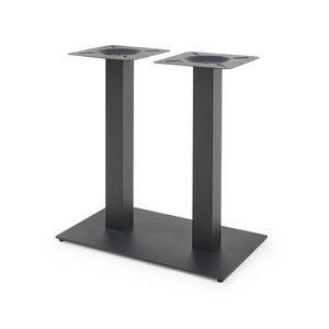 Rama stołu Vadejord stal 70x40x73 cm czarny [en.casa]