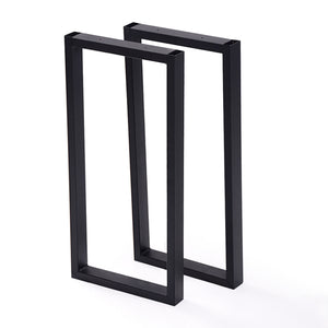 Stelaż stołu Møldrup 56x27cm czarny [en.casa] - premiumXL
