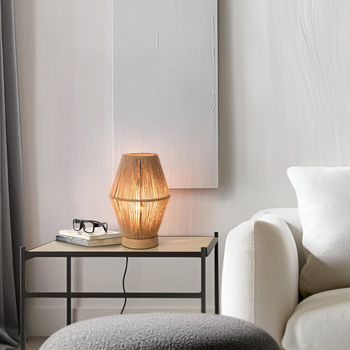 Lampa stołowa Arundel 1xE27 wygląd drewna/naturalny [lux.pro] - premiumXL