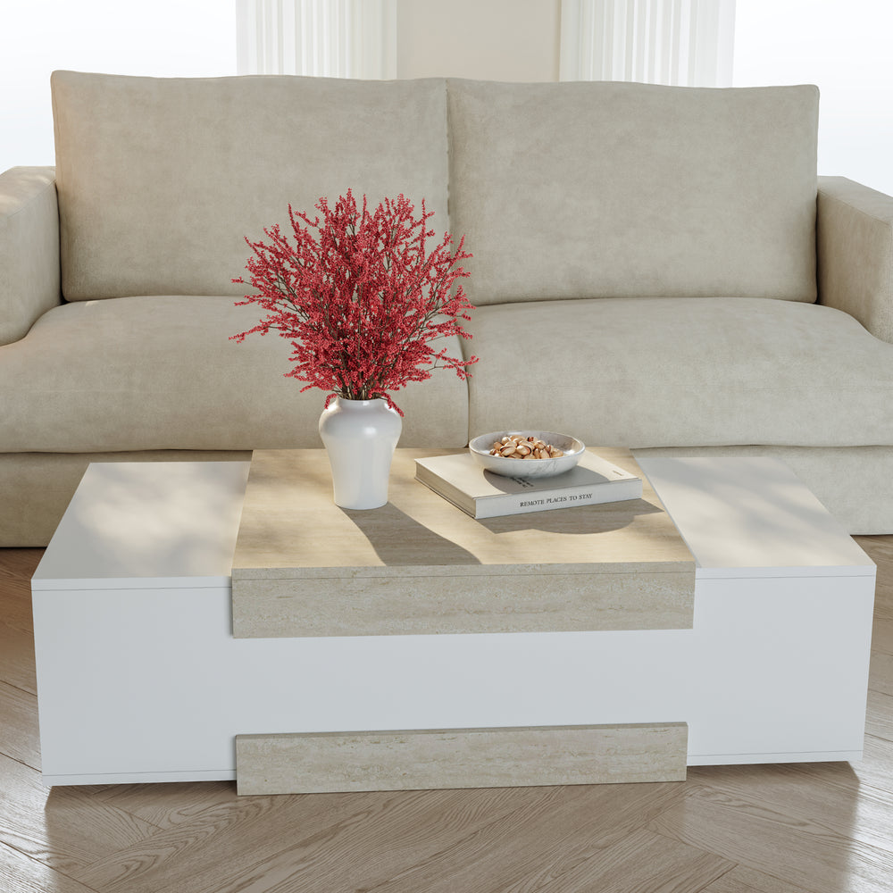 Stolik kawowy Eljak 110x57x31 cm [en.casa]