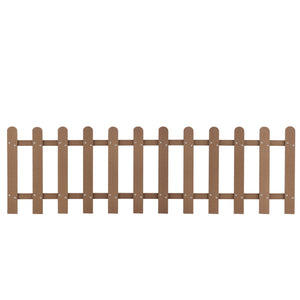 Płot ogrodowy Elda WPC 200x60 cm w różnych kolorach. Kolory [neu.holz]
