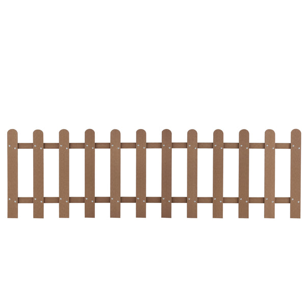 Płot ogrodowy Elda WPC 200x60 cm w różnych kolorach. Kolory [neu.holz]