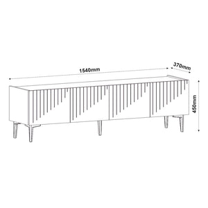 Stolik pod telewizor Oppdal 154x37x45cm [en.casa]