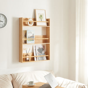 Półka ścienna Hareid 80x60x12cm bambus [en.casa] - premiumXL
