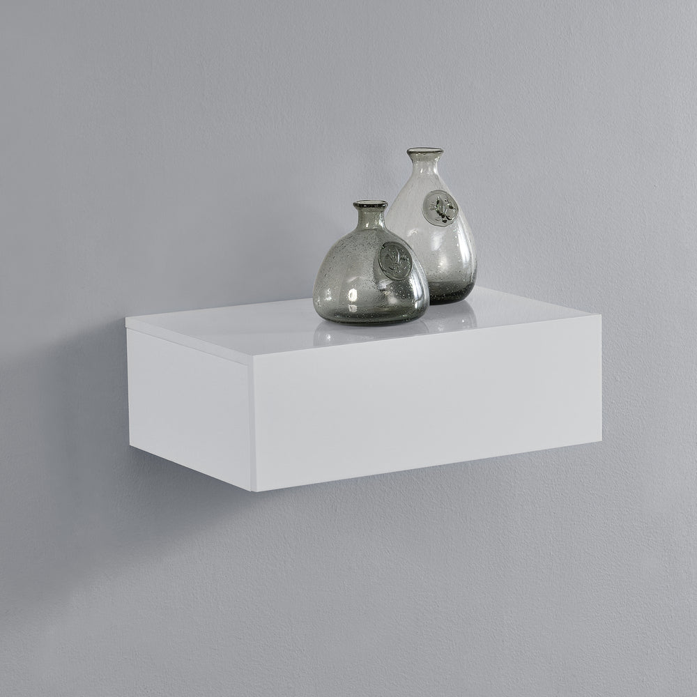 Półka ścienna Oslo z szufladą 46x30x15cm różne kolory [en.casa] - premiumXL