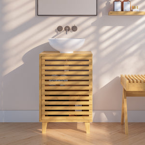 Szafka podumywalkowa Iveland 60x40x30cm bambus [en.casa]
