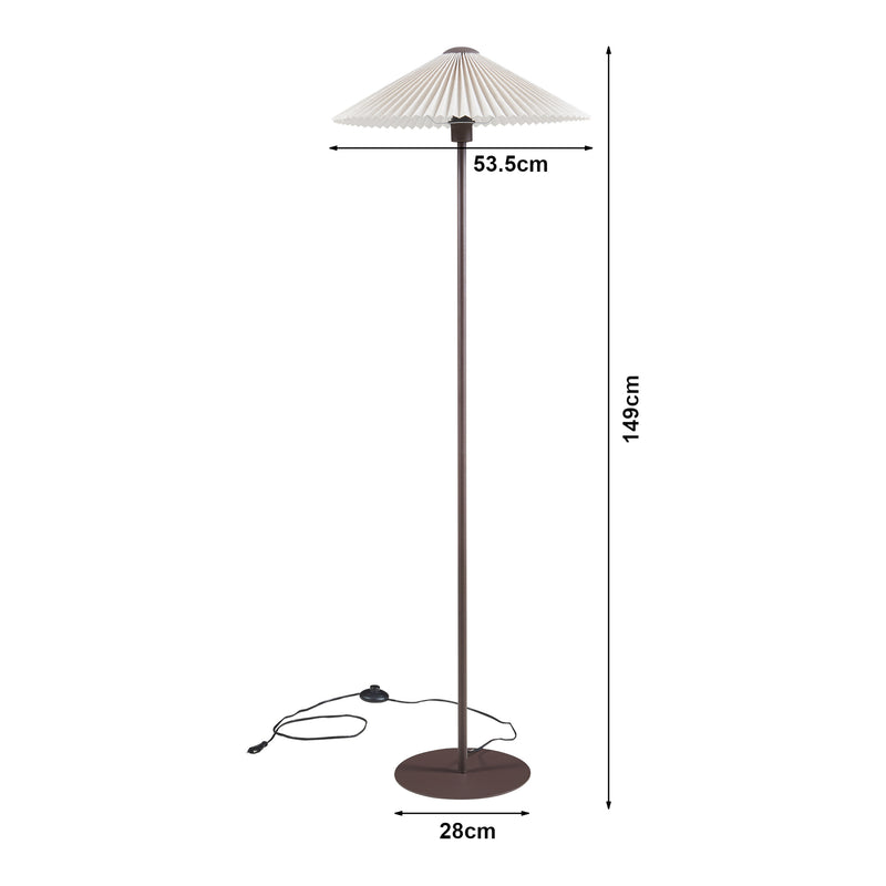 Szkic wymiarowy Lampa podłogowa Appledore [lux.pro]