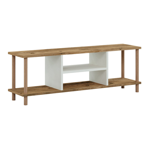 Stolik TV Ærøskøbing z 2 półkami 43x120x29 cm różne kolory kolory [en.casa]