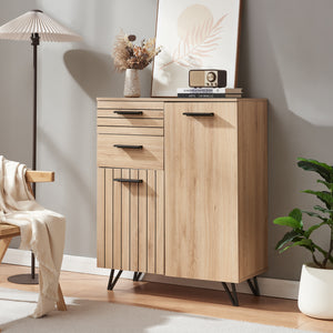 Burled sideboard [en.casa]